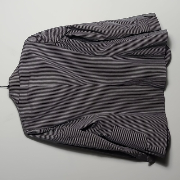 LES COPAINS Striped Blazer Snap Button Closure Jacket in Gray Size 42 - Picture 14 of 16